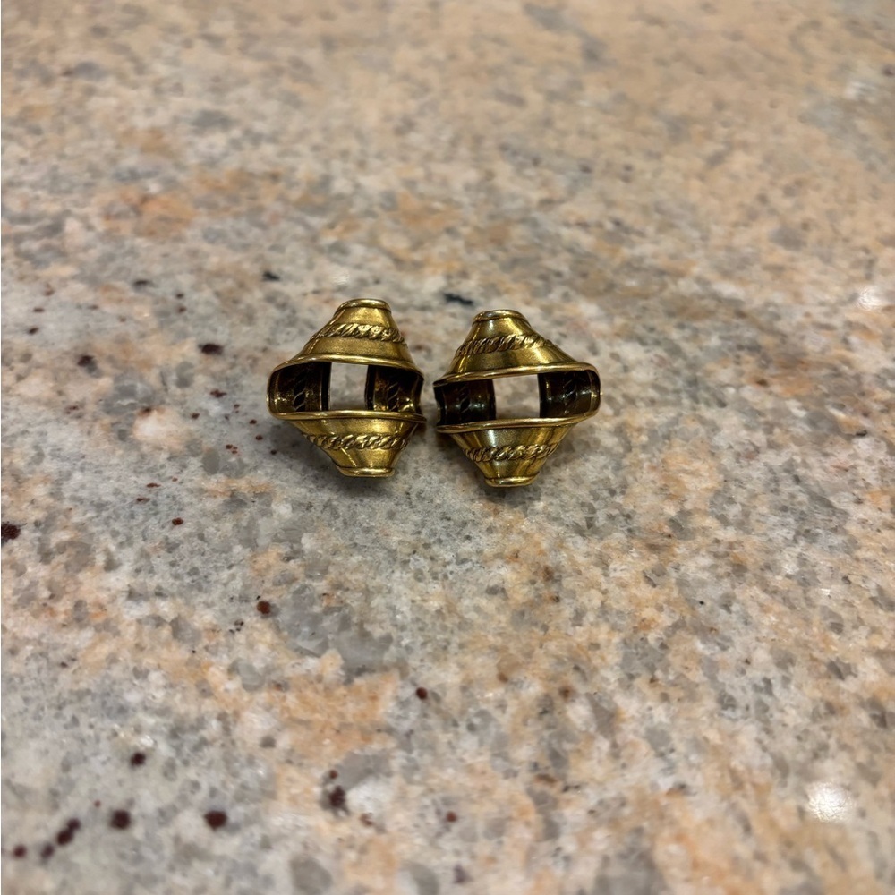 Vintage Gold-Toned Women's Earrings